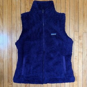 Patagonia Los Gatos Fleece Vest Purple Full Zip Sherpa Women’s Sz. L
